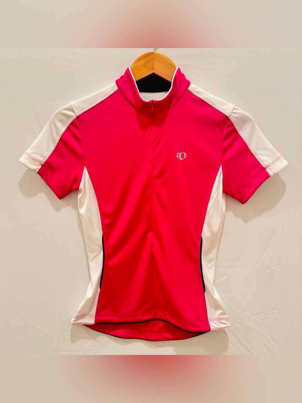 Pearl Izumi Women's Short Sleeve Cycling Jersey - Hot Pink & White Size S